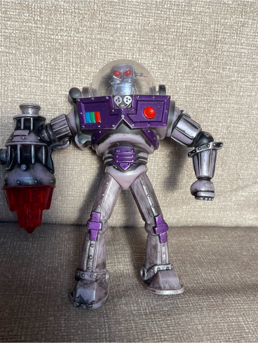 Vintage Disney Toy Story anti buzz action Figure for Kids - Metallic Purple